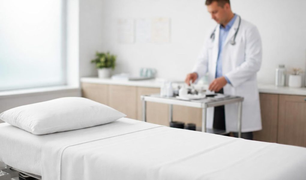 salle-examen-medical-moderne-table-draps