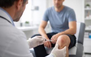 medecin-seringue-infiltration-genou