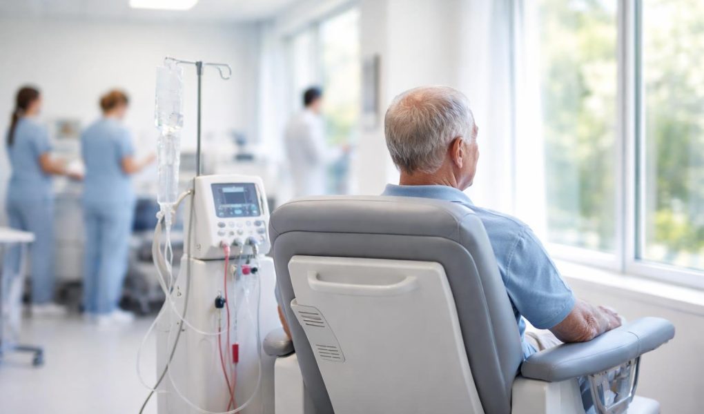 patient-fauteuil-dialyse-salle-lumineuse